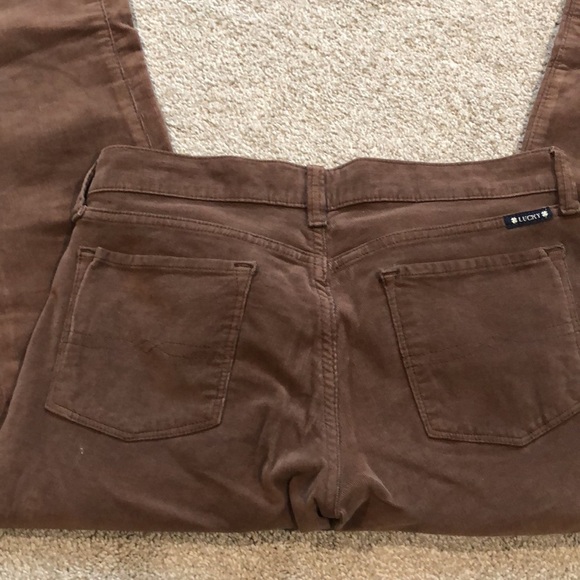 Lucky brand Zoe skinny jean corduroy brown spice color 27 - Picture 7 of 7
